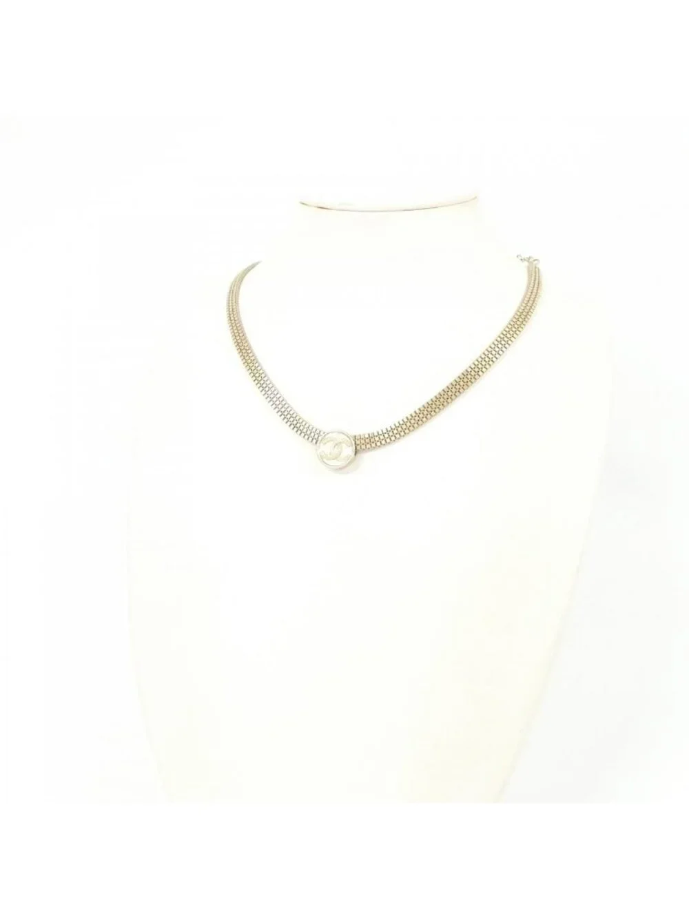 Chanel Choker Necklace Gold